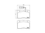MAGNETI MARELLI Bremsbelagsatz, Scheibenbremse 363700506020 für SATURN Iveco