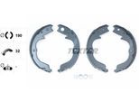 TEXTAR Bremsbackensatz, Feststellbremse 91068300 für Peugeot MITSUBISHI Subaru
