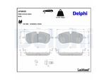 DELPHI Bremsbelagsatz, Scheibenbremse lp3835 für JAGUAR LAND ROVER