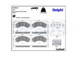 DELPHI Bremsbelagsatz, Scheibenbremse lp3822 für ISUZU