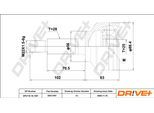 DRIVE+ Gelenksatz, Antriebswelle dp2110101947 für KIA