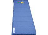 Deckenschlafsack POLYDAUN "Kinderschlafsack Beach House", hell blau, Schlafsäcke, Kinder, B/L: 70cm x 160cm, umlaufender Reißverschluss, Obermaterial: 100% Polyester. Innenfutter: 100% Baumwolle, L:160cm