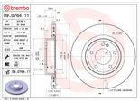 BREMBO Bremsscheibe 09d76411 345mm 22mm für Mercedes