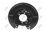 ABAKUS Spritzblech, Bremsscheibe 13107643 Hinterachse links für NISSAN RENAULT