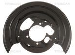 TRISCAN Spritzblech, Bremsscheibe 812529243 Hinterachse links für Mercedes VW