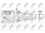 NTY Gelenksatz, Antriebswelle npwar009 innen für ALFAROME/Fiat/LANCI