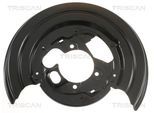 TRISCAN Spritzblech, Bremsscheibe 812529244 Hinterachse rechts für Mercedes VW