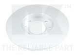 NK Bremsscheibe 319962 voll 268mm 12mm für ABARTH DS