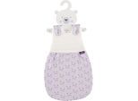 Babyschlafsack TRÄUMELAND "Außenschlafsack Schmusekatez", Baby, Gr. 50/56, umlaufender Reißverschluss, bunt, Obermaterial: 100% Baumwolle, Schlafsäcke
