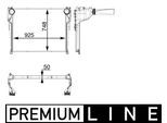 MAHLE Ladeluftkühler BEHR HELLA SERVICE *** PREMIUM LINE ci34000p für Mercedes