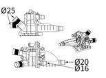 MAHLE Thermostat, Kühlmittel th6683 für DS Fiat TOYOTA