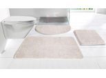 Badematte OTTO HOME "Inga, Badezimmer Teppich, Badvorleger" Gr. 6, grau (hellgrau), H:20mm, Polyester, Badematten, Badematte, Badteppich, unifarben, weich, als halbrund und rechteckig erhältlich