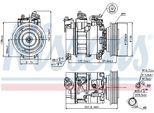 NISSENS Kompressor, Klimaanlage 89094 für Fiat LANCIA ALFA ROMEO
