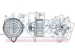 NISSENS Innenraumgebläse 87170 für Volvo
