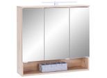 Ondega , Glas, Holzwerkstoff , 6 Fächer , 80x75x20 cm ,