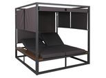 LOUNGE-GARTENLIEGE M63B Anthrazit, Dunkelgrau