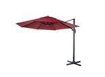AMPELSCHIRM I RUND Bordeaux 300/300 cm
