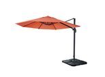 AMPELSCHIRM I RUND Orange 300/300 cm