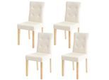 ESSZIMMERSTUHL Beige 4er-Set