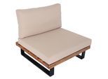 LOUNGE-SESSEL Schwarz, Braun, Beige