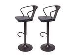 BARHOCKER H10B Schwarz, Grau 2er-Set