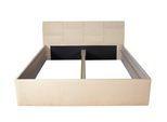 POLSTERBETT Damas Sahara 100 x 200 x 32 cm Mit hochwertiger Matratze H2 (bis 100 kg) und Lattenrost