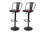 BARHOCKER H10A Schwarz, Braun 2er-Set