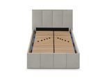 POLSTERBETT Dalas Grau 120 x 200 x 40 cm Stauraum Mit hochwertiger Matratze H3 (bis 120 kg) und Lattenrost