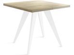 ESSTISCH Quadro quadratischer ausziehbarer, Sonoma Eiche 100-150/100/76 cm