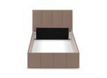 POLSTERBETT Dalas Sahara 100 x 200 x 40 cm Stauraum Ohne Matratze und Lattenrost