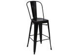 BARHOCKER METALL Schwarz