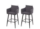 BARHOCKER Anthrazit 2er-Set