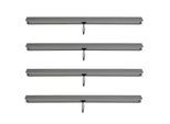 SEITENWAND FÜR PERGOLA 4ER Anthrazit 4er-Set