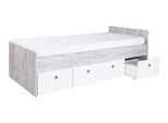 EINZELBETT 90x200cm inkl. Bettkästen