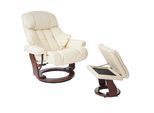 RELAXSESSEL XXL MIT HOCKER Beige