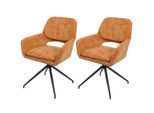 ESSZIMMERSTUHL Orange 2er-Set