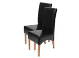 ESSZIMMERSTUHL Schwarz 2er-Set