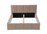 POLSTERBETT Dalas Sahara 200 x 200 x 40 cm Stauraum Ohne Matratze und Lattenrost