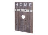 WANDGARDEROBE HOME SHABBY-LOOK Braun