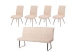 ESSZIMMER-SET Beige 5er-Set