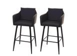 BARHOCKER Schwarz 2er-Set