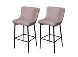 BARHOCKER Grau 2er-Set