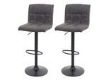 BARHOCKER Grau 2er-Set