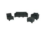 COUCH-GARNITUR Grau