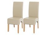 ESSZIMMERSTUHL Beige 2er-Set