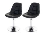 ESSZIMMERSTUHL Schwarz 2er-Set