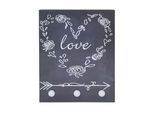 LED-BILD LEUCHTBILD LOVE Grau