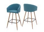 BARHOCKER Türkis 2er-Set