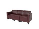3-SITZER SOFA Rotbraun