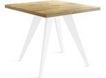 ESSTISCH Quadro quadratischer ausziehbarer, Wotan Eiche 100-150/100/76 cm